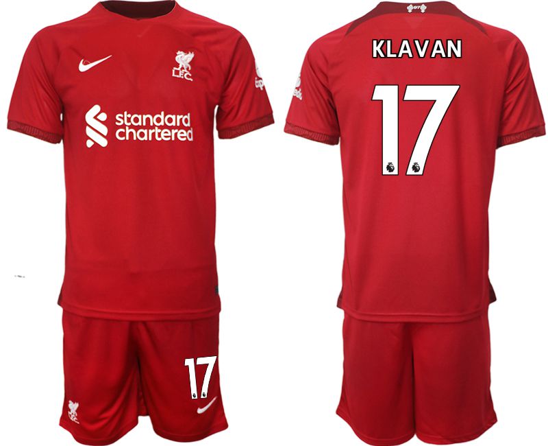 Men 2022-2023 Club Liverpool home red 17 Soccer Jersey